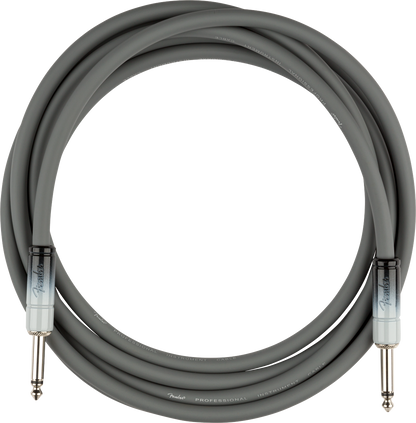 Fender Ombré Instrument Cable, Straight/Straight, 10', Silver Smoke