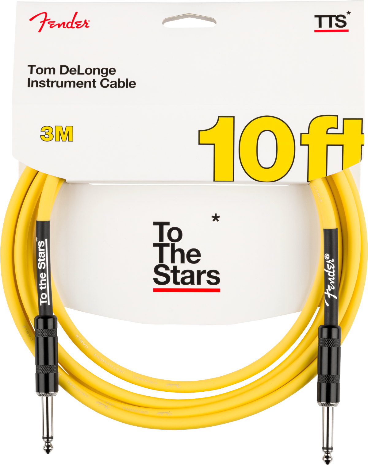Tom DeLonge 10' To The Stars Instrument Cable (Graffiti Yellow)