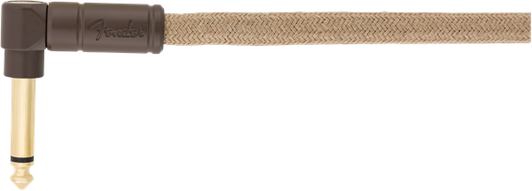 Fender Festival Instrument Cable Straight/Angle 10 Pure Hemp Natural