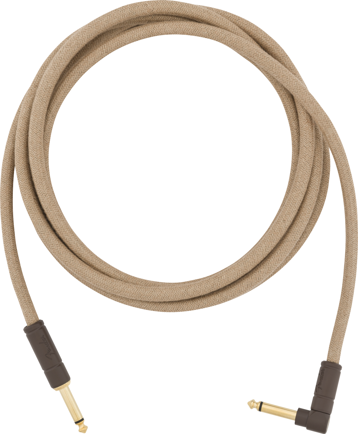 Fender Festival Instrument Cable Straight/Angle 10 Pure Hemp Natural