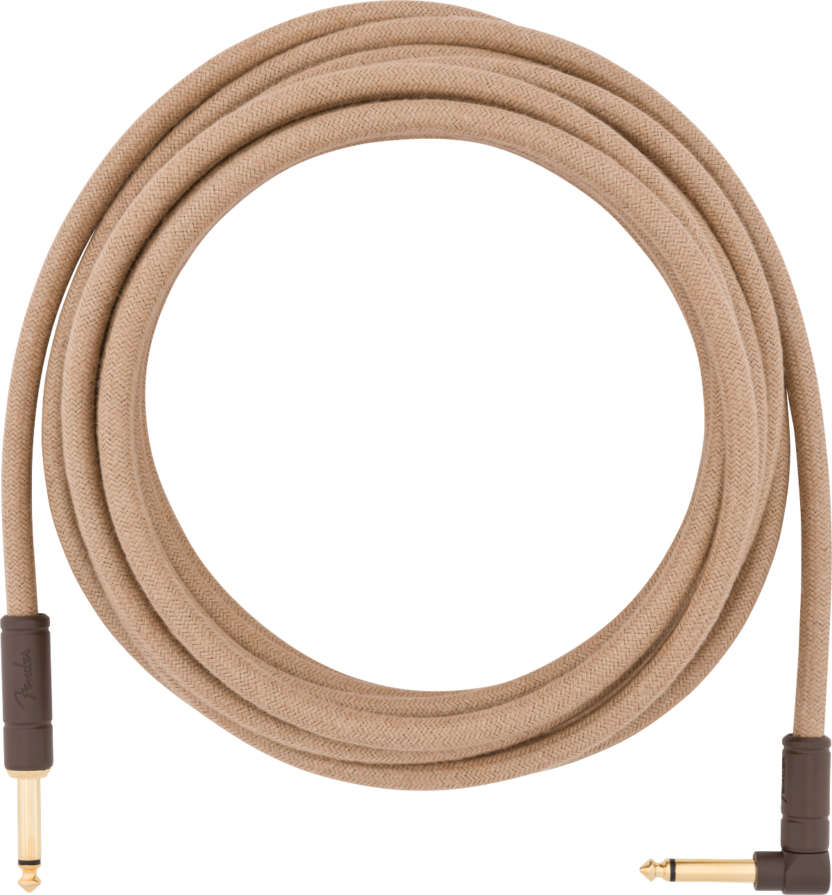 Fender Festival Instrument Cable Straight/Angle 18.6 Pure Hemp Natural