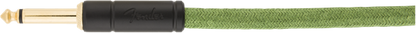 Fender Festival Instrument Cable Straight/Angle 18.6ft Pure Hemp Green