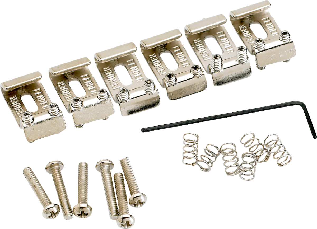 American Vintage Stratocaster¬Æ Bridge Saddles (6) (Nickel)