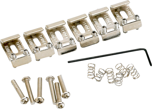 American Vintage Stratocaster¬Æ Bridge Saddles (6) (Nickel)