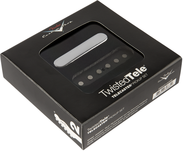 Fender Custom Shop Twisted Tele® Pickups, Black/Chrome (2)
