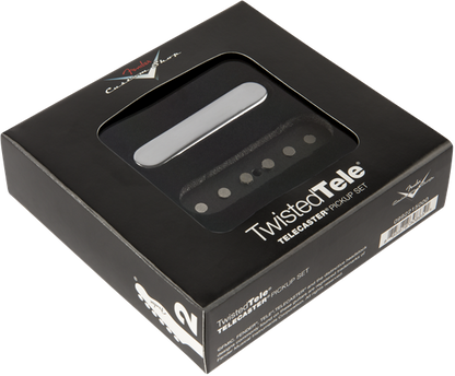 Fender Custom Shop Twisted Tele® Pickups, Black/Chrome (2)