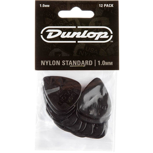 Dunlop Nylon Guitar Pick Pack - 1.00mm - 12 picks