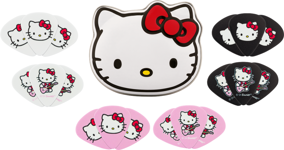 Fender® x Hello Kitty® 18 Pack Pick Tin, Medium
