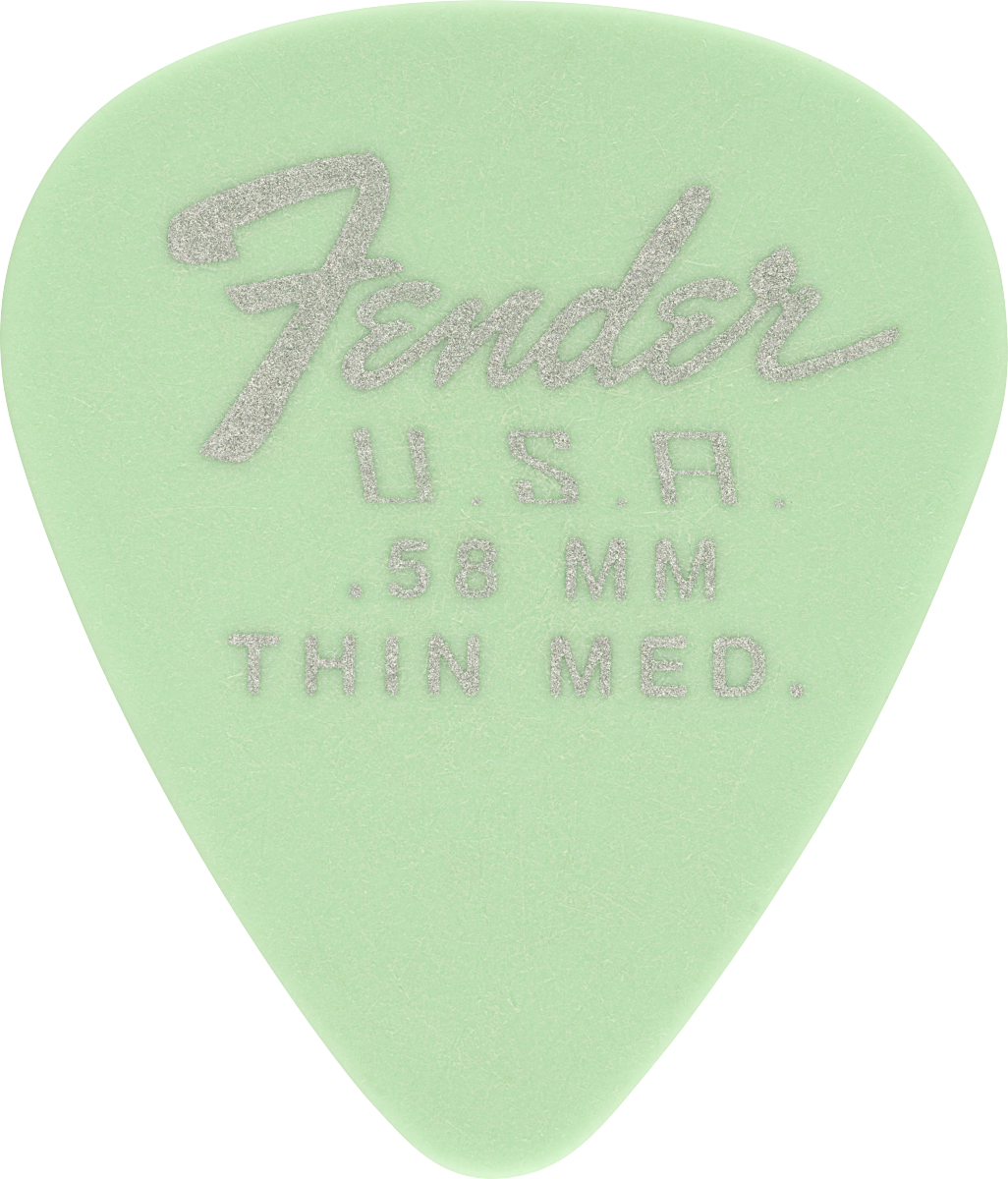 Fender Dura-Tone® Delrin Picks, 351 Shape - 12 Pack