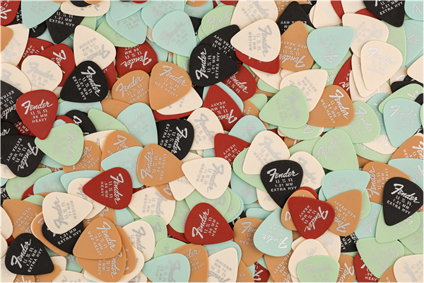 Fender Dura-Tone® Delrin Picks, 351 Shape - 12 Pack
