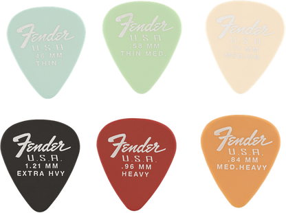 Fender Dura-Tone® Delrin Picks, 351 Shape - 12 Pack