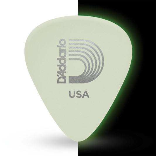 DAddario Cellu-Glow Guitar Picks, Medium, 10 pack