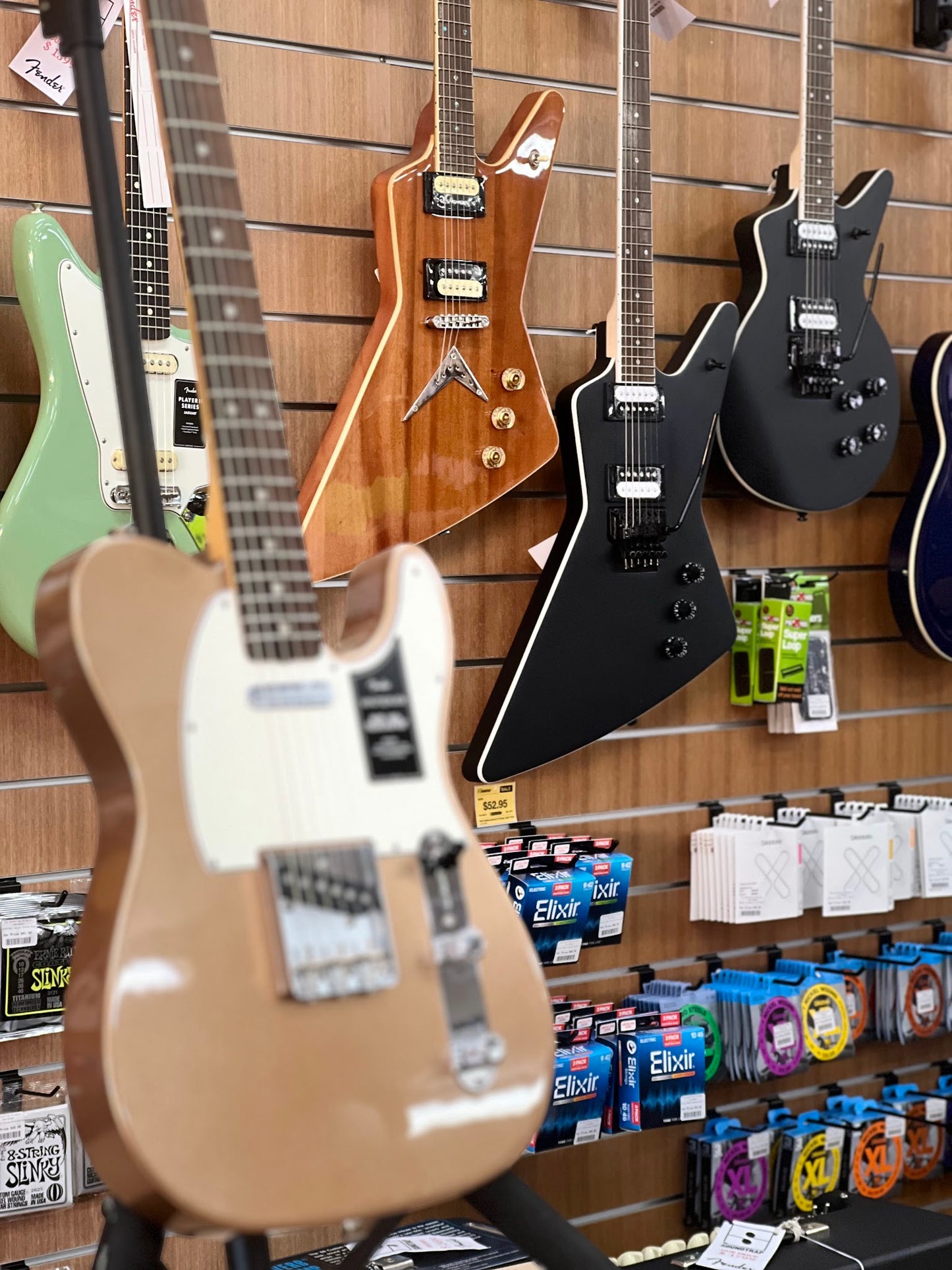 Fender Vintera III Mid '60s Telecaster, Rosewood Fingerboard, Firemist Gold — photographed in store at The Soundtrap, Mildura