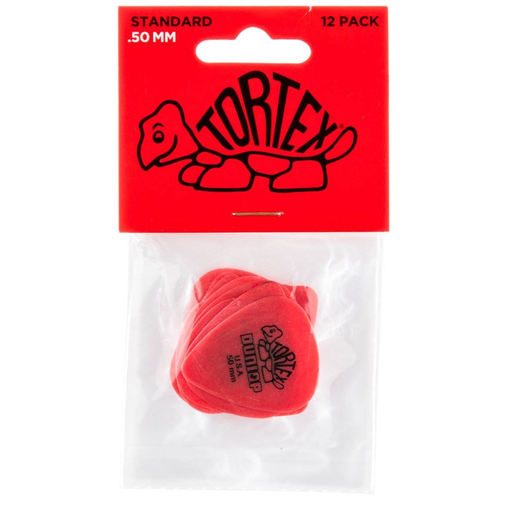 Dunlop "Tortex" Guitar Pick Players 12 Pack - 0.50