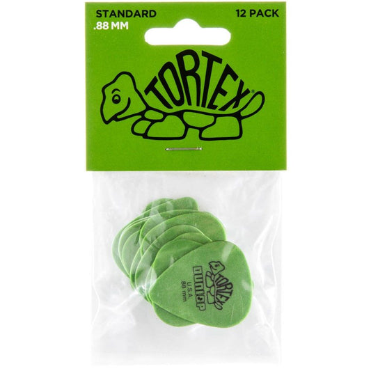 Dunlop "Tortex" Guitar Pick Players 12 Pack - 0.88