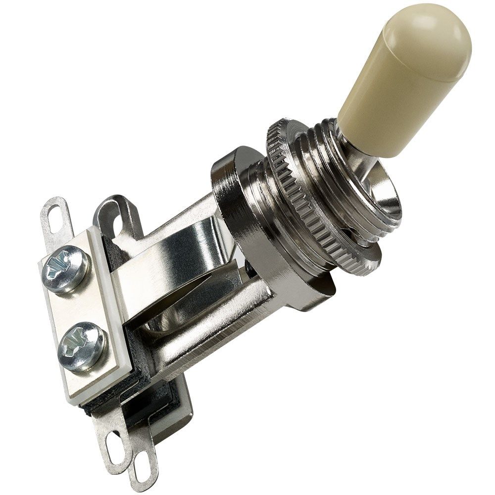 DiMarzio EP1102 Switchcraft 3-Way Toggle Switch - Short (Cream Knob)
