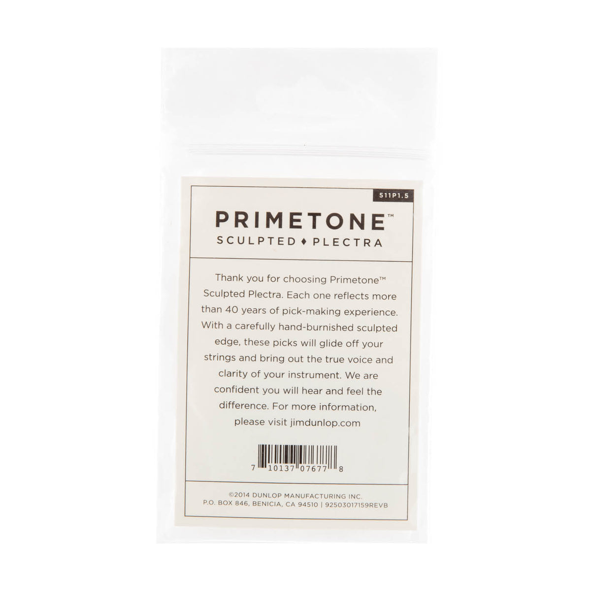 Dunlop Primetone Standard Pick 1.5mm 3-Pack