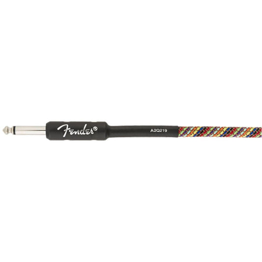 Festival Instrument Cable Pure Hemp 18.6' (Rainbow)
