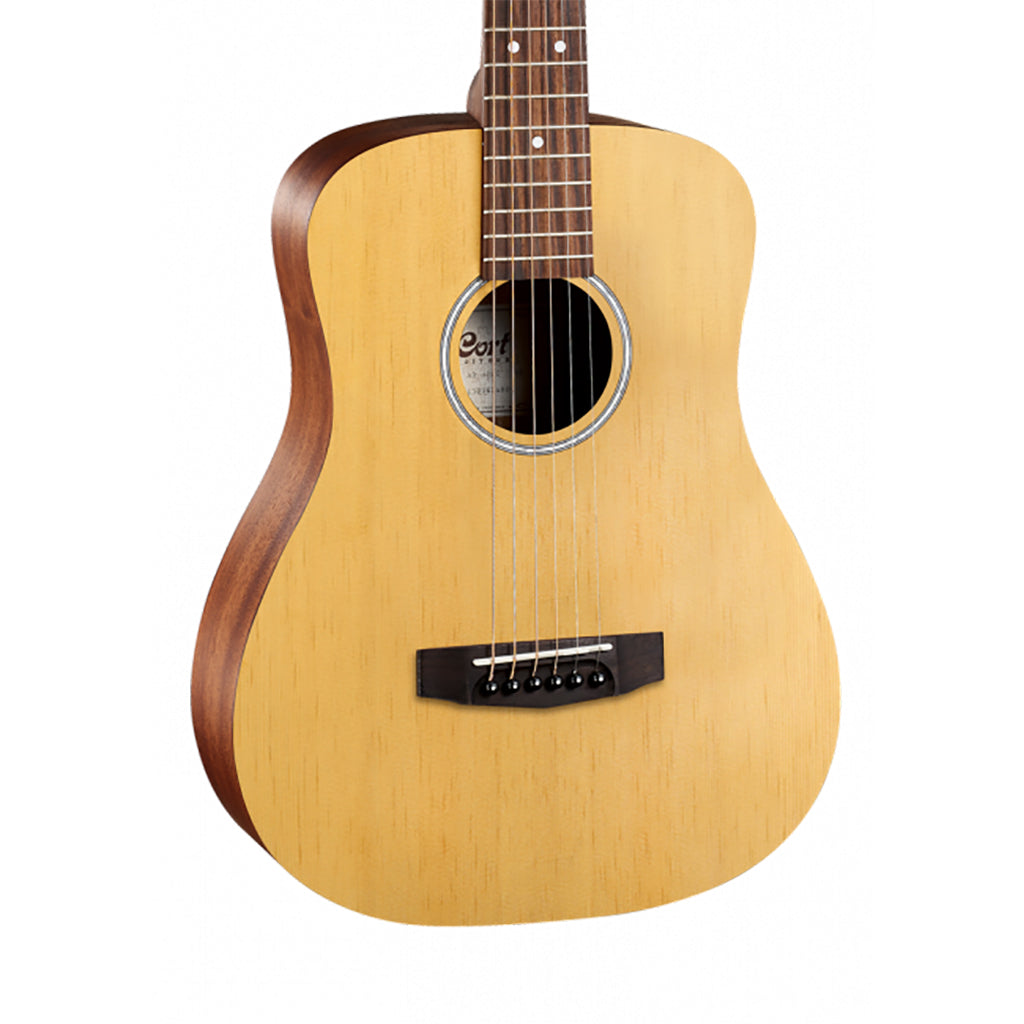 Cort AD Mini OP Dreadnought Guitar Open Pore W/ Bag