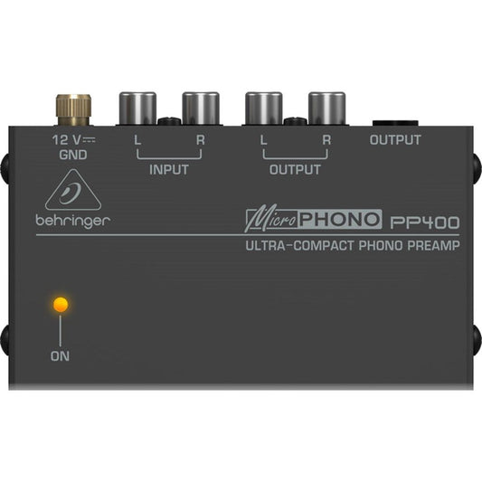 Behringer Microphono PP400 Phono Preamp