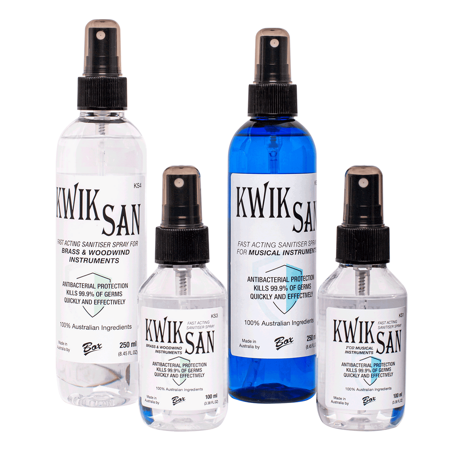 Kwik San KS1 Sanitiser Spray for Musical Instruments