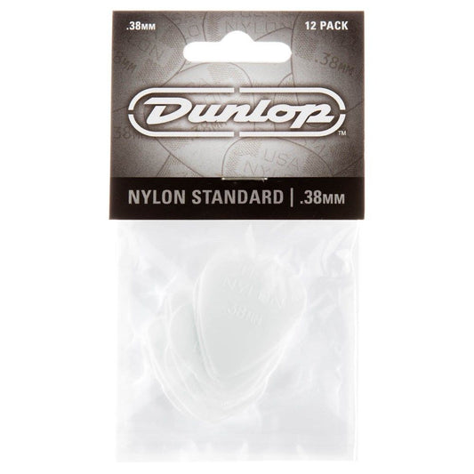 Dunlop Nylon Guitar Pick Pack - 0.38mm - 12 picks