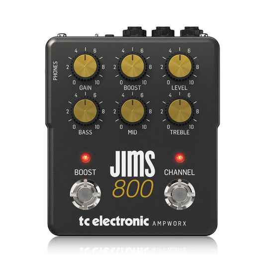 TC Electronic Jims 800 Dual Channel Guitar Preamp Pedal