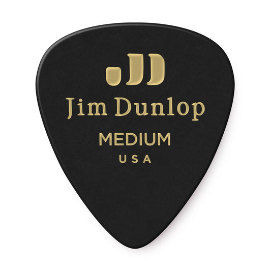 Dunlop 489M Black Classics Medium Guitar Pick