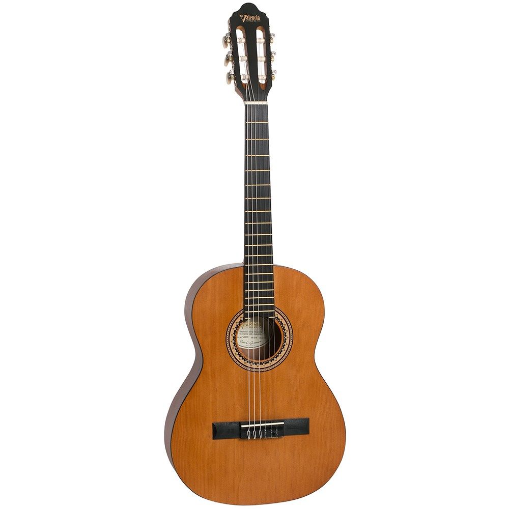 Valencia VC203H Classical Guitar - Hybrid, Thin Neck