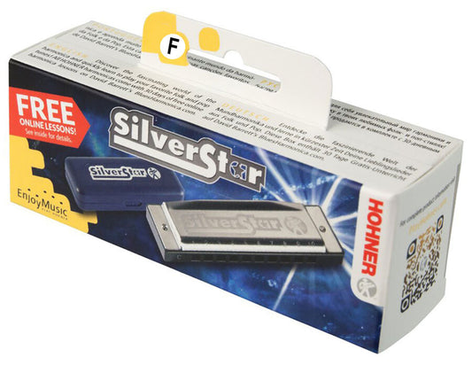 Hohner Enthusiast Series Silverstar Harmonica in the Key of F