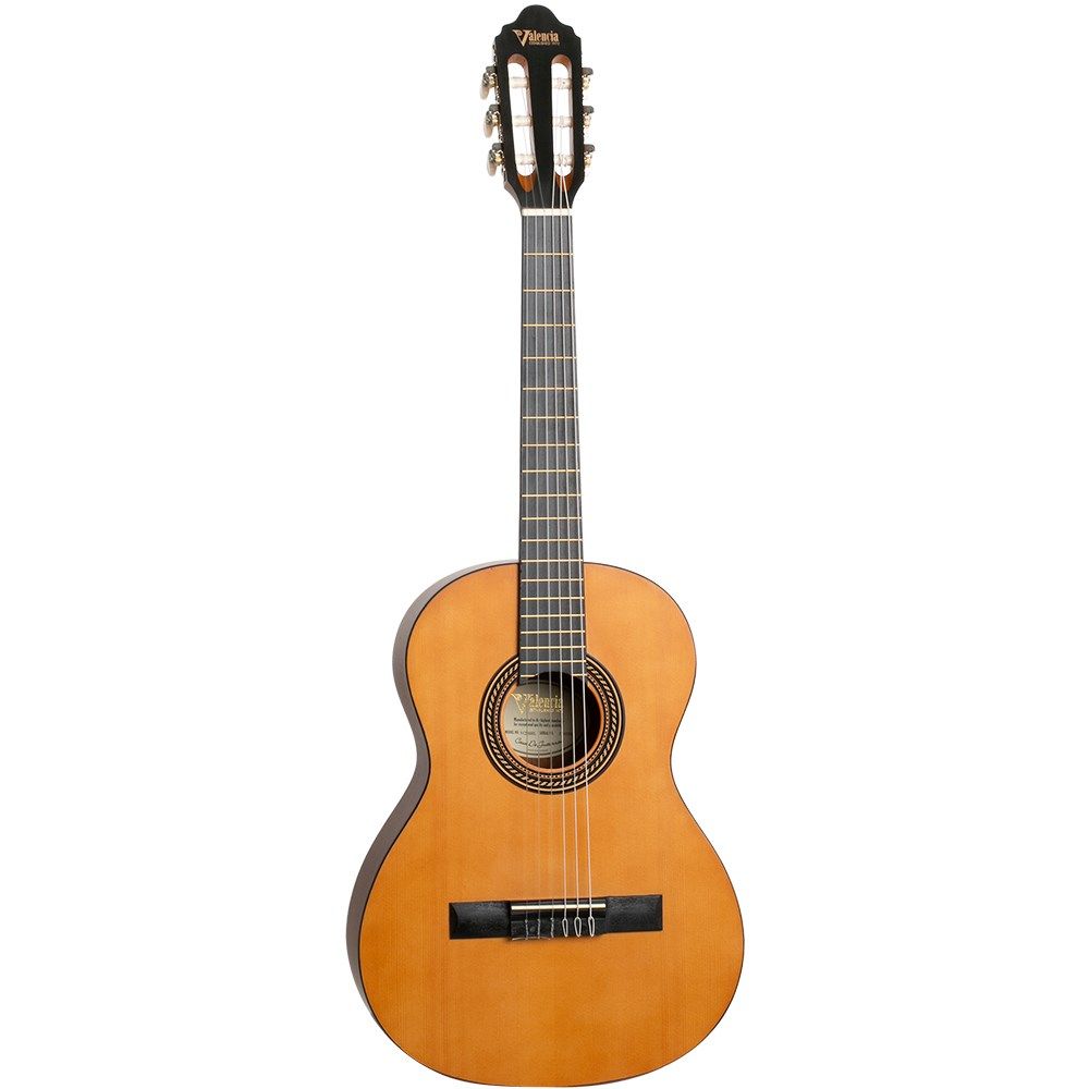 Valencia VC203HL Classical Guitar - Hybrid, Thin Neck - Left Hand