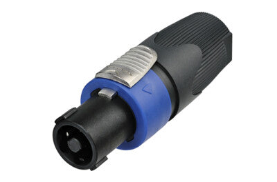 Neutrik NL4FX 4‑Pole Female speakON Inline Connector – 7–14 mm Cable