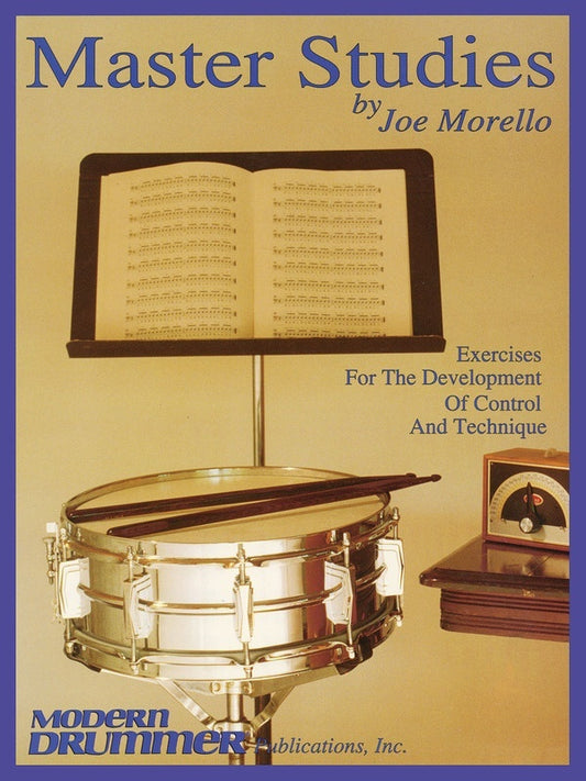 Master Studies Drums (Softcover Book)