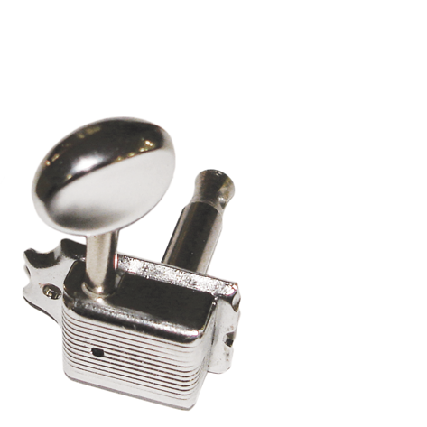 DR Parts Vintage Style 6 In-Line Machine Heads Chrome