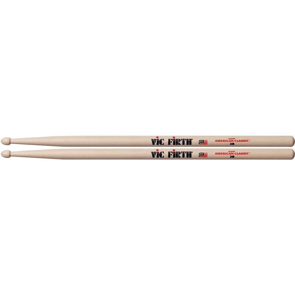 Vic Firth 2B Wood Tip Drumsticks