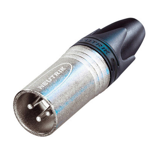 Neutrik NC3MXX 3-Pole Male Cable Connector w/ Nickel Housing & Silver Contacts