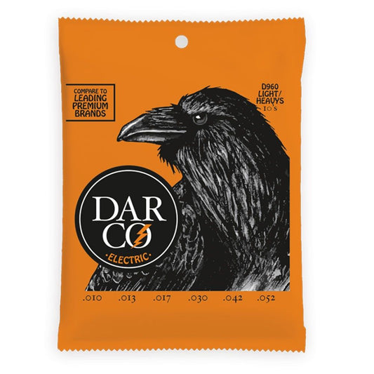 Darco Electric Guitar Light/Heavy Gauge String Set (10-52)