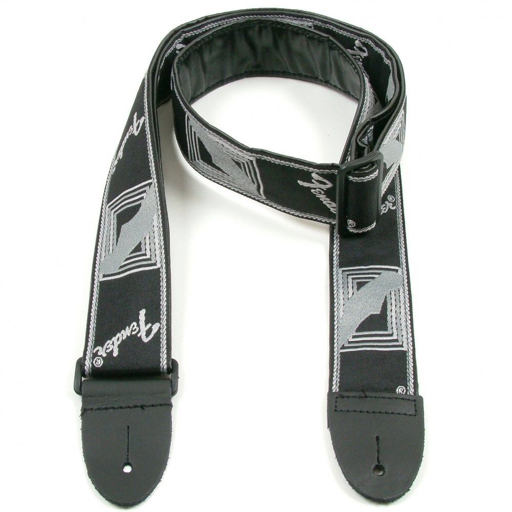 2" Monogrammed Strap (Black/Grey/Dark Grey)