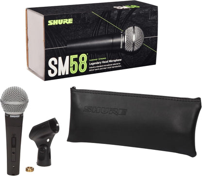 Shure SM58S Dynamic Vocal Microphone w/ Switch