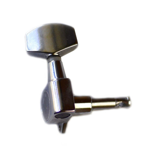 Dr. Parts 641 3-a-Side Diecast Machine Heads 15 to 1 Gear Ratio - Set of 6 (Chrome)