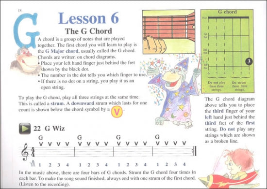 Guitar Method for Young Beginners Book 1 – Progressive Series with Online Lessons