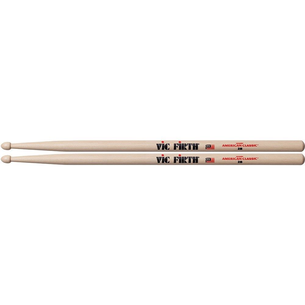 Vic Firth 2B Wood Tip Drumsticks