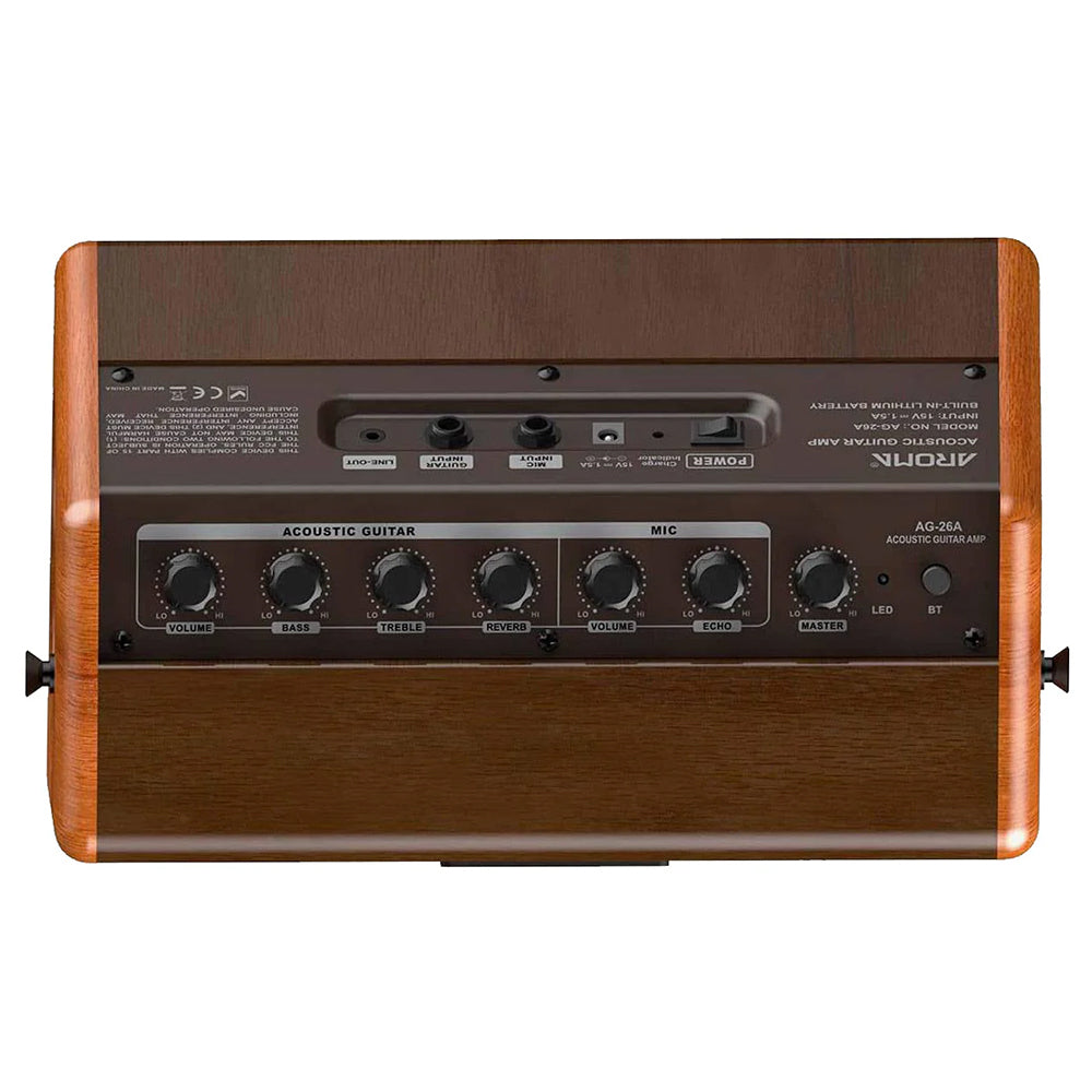 Aroma AG-26A 25W Acoustic Guitar Rechargeable Amplifier