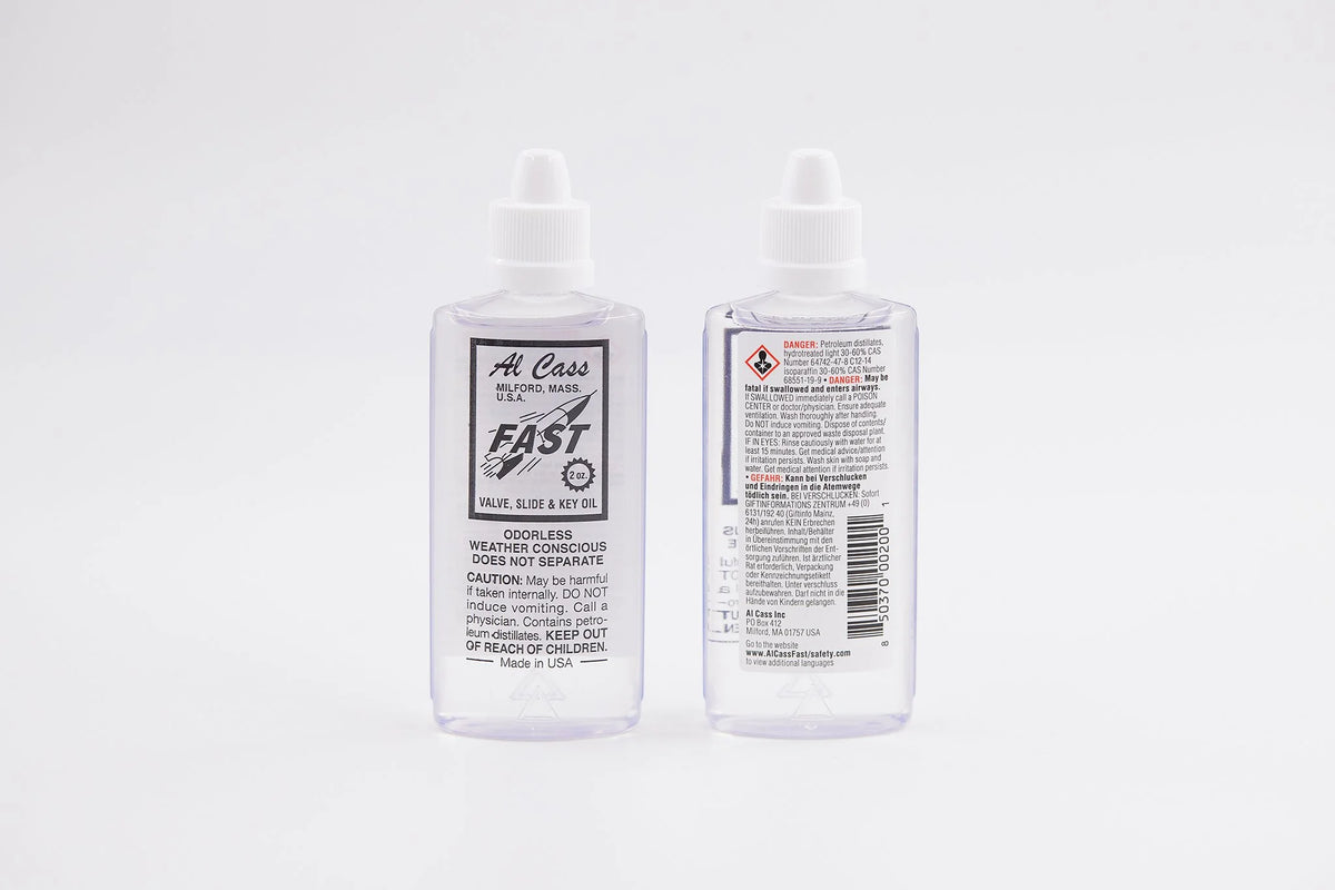 Al Cass Fast Valve, Slide & Key Oil 2oz