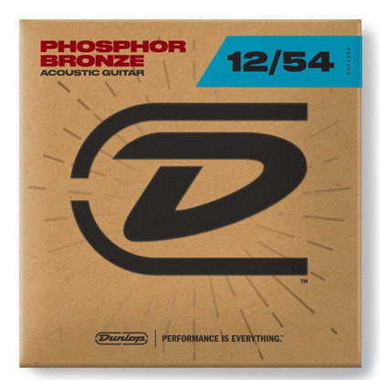 Dunlop DAP12 Phosphor Bronze Acoustic Guitar Strings – Light 12-54