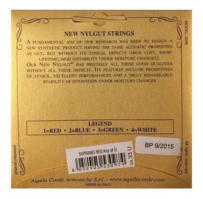 Aquila 4U New Nylgut Soprano Ukulele String Set