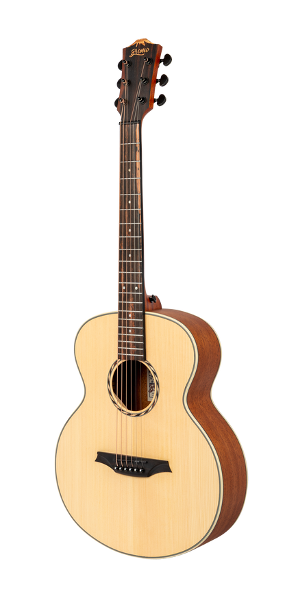 Bromo BAA8S Appalachian Mini Jumbo Acoustic Guitar - detail 1