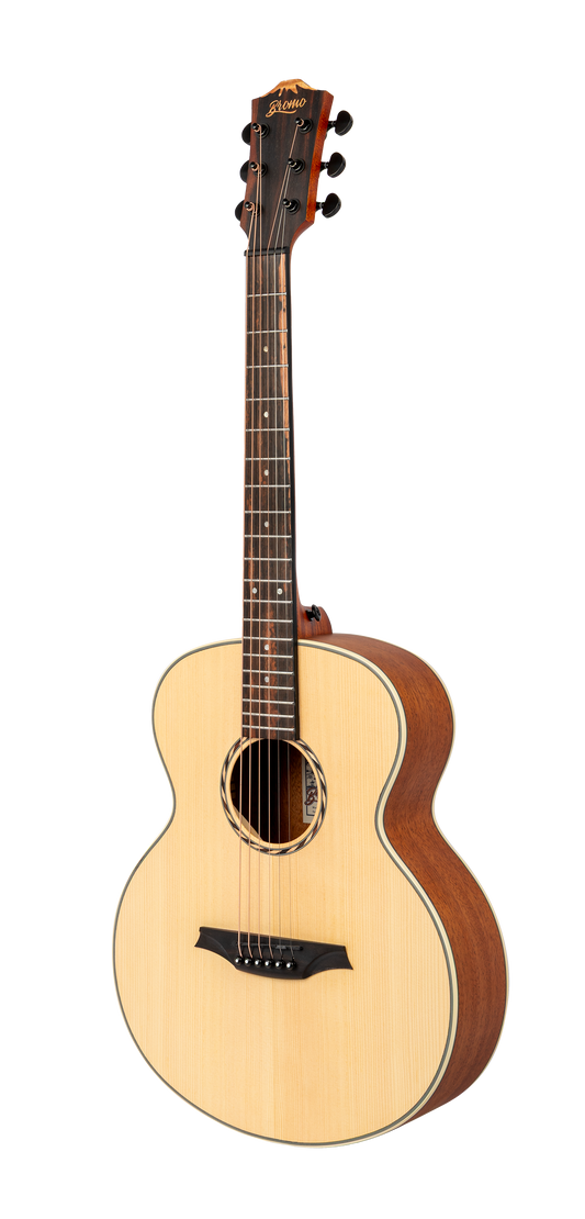 Bromo BAA8S Appalachian Mini Jumbo Acoustic Guitar - detail 1