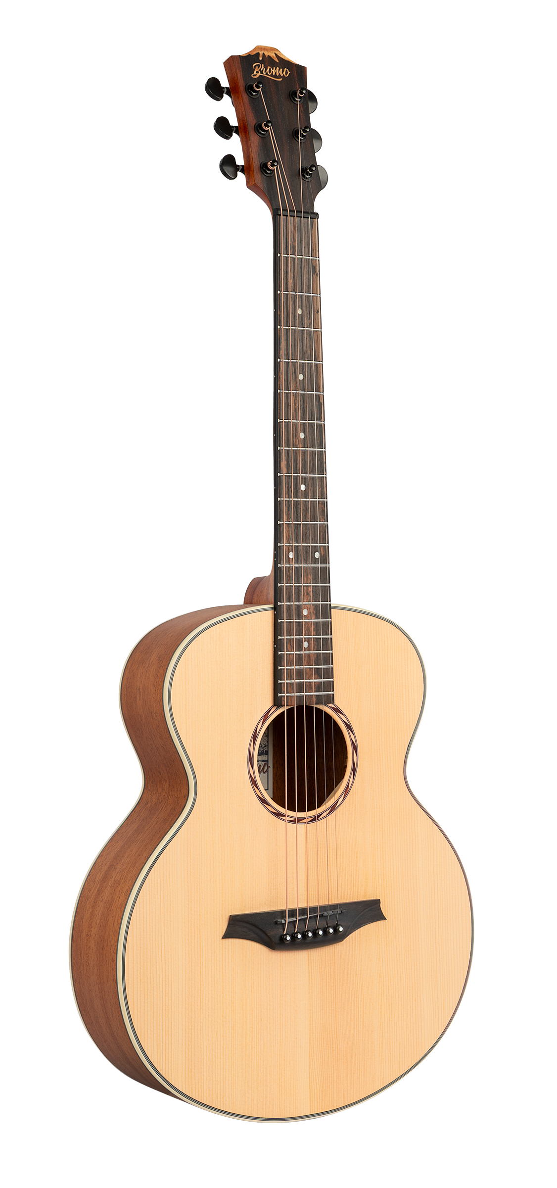 Bromo BAA8S Appalachian Mini Jumbo Acoustic Guitar - full instrument
