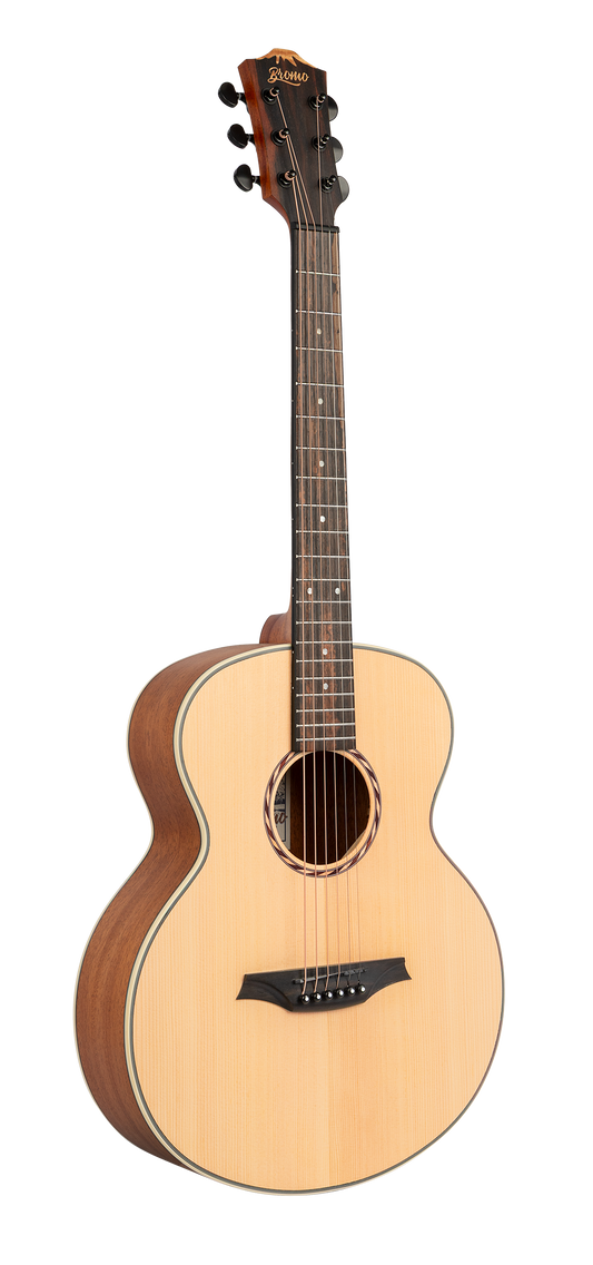 Bromo BAA8S Appalachian Mini Jumbo Acoustic Guitar - full instrument